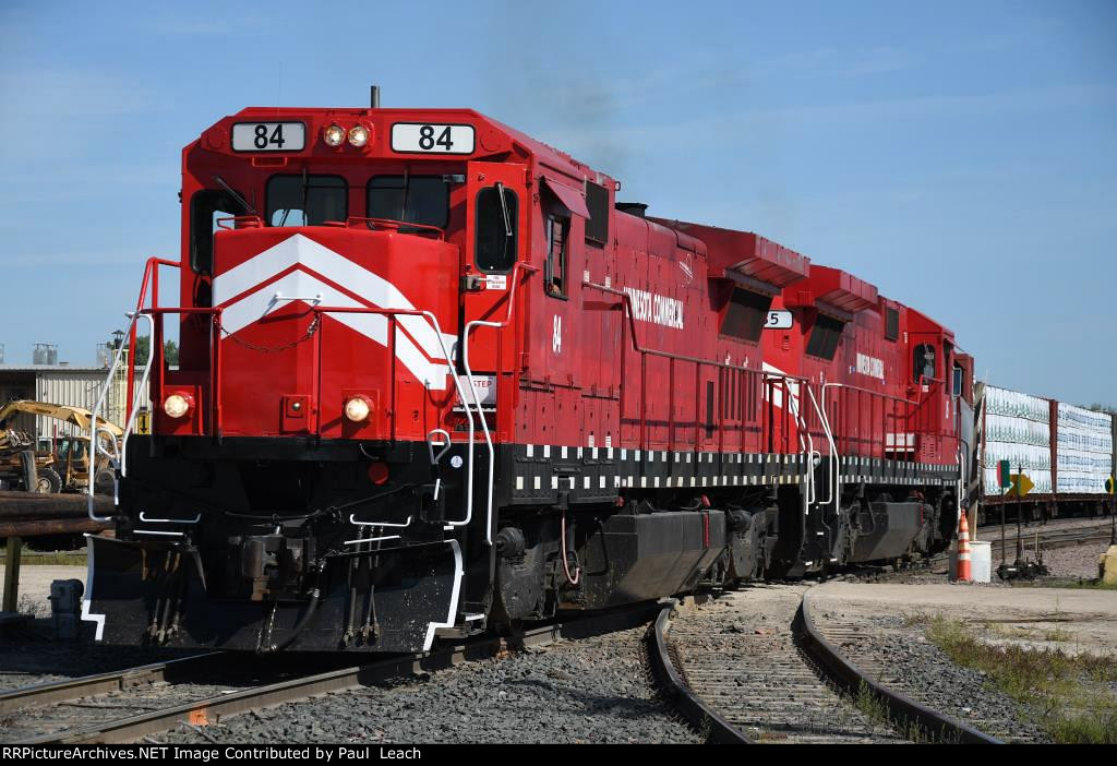 Local comes out of the interchange yard